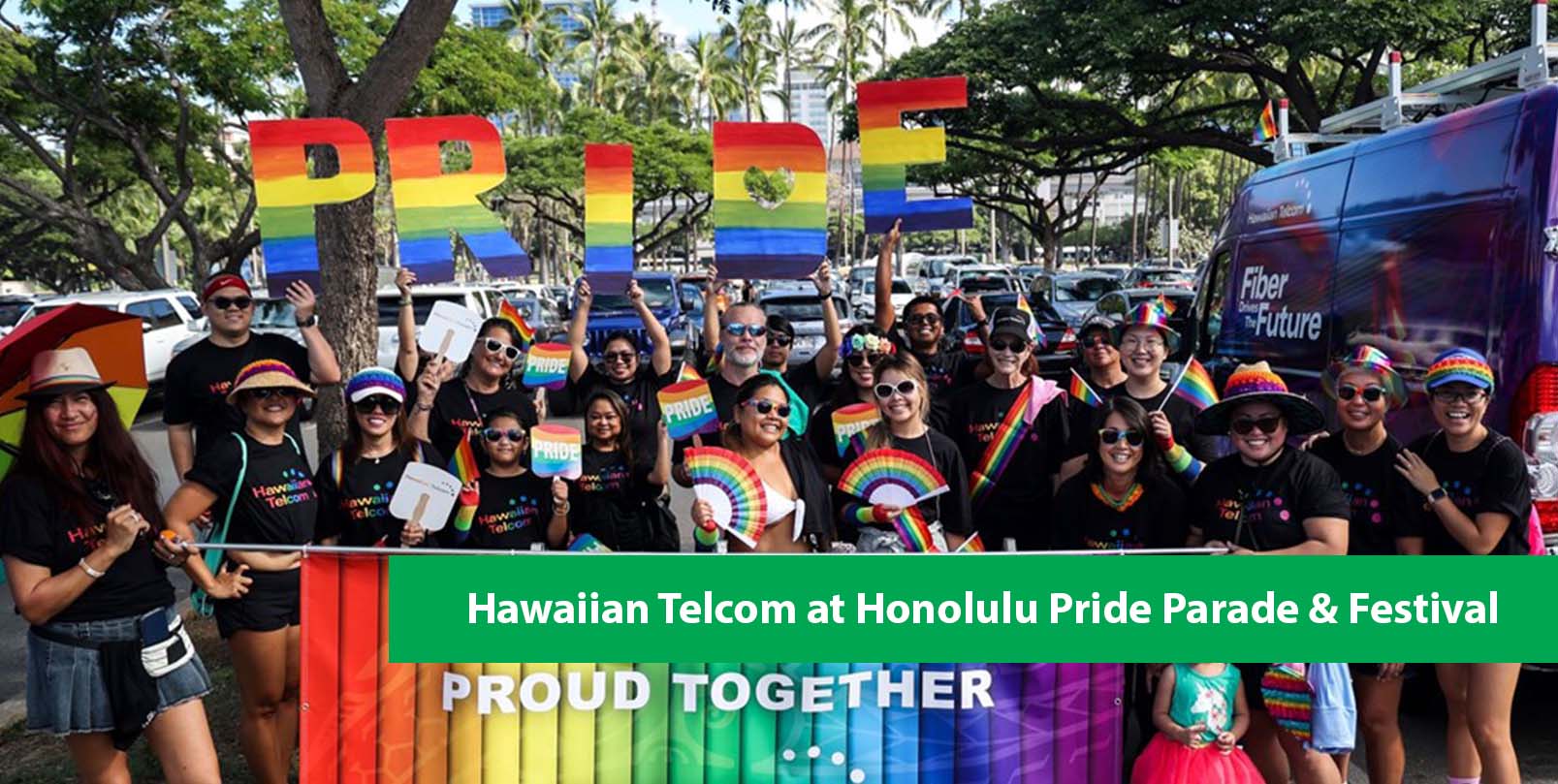 Hawaiian at Honolulu Pride Parade & Festival